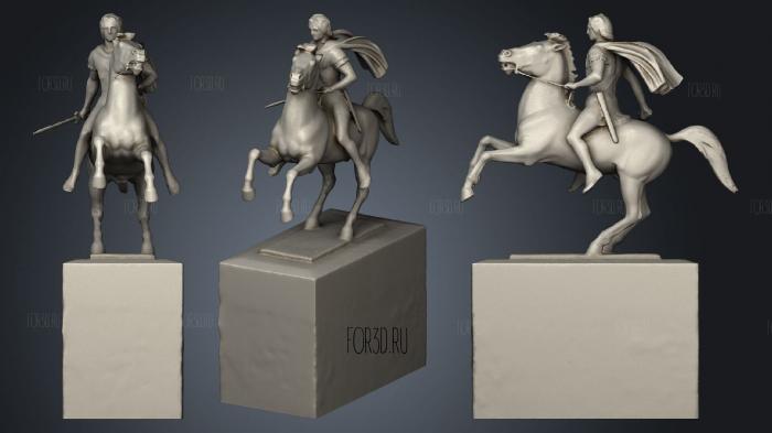 Alexander The Great stl model for CNC