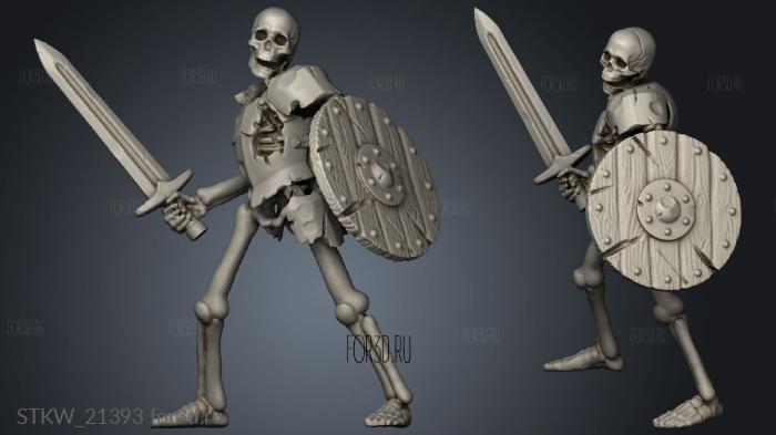 skelly stl model for CNC