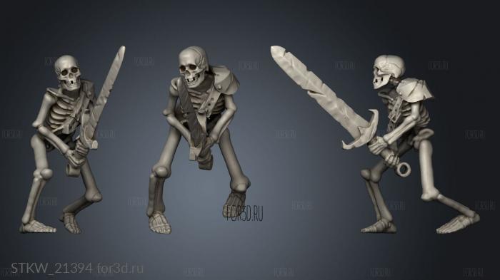 skelly stl model for CNC