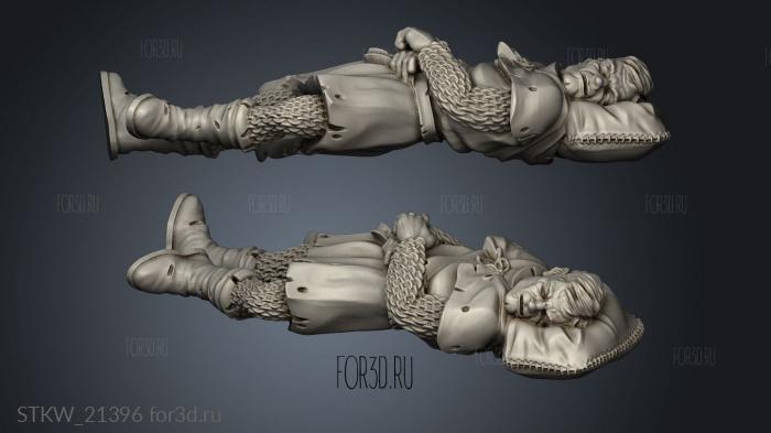 Sleeping Javier 3d stl модель для ЧПУ