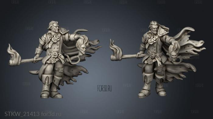 witch hunter stl model for CNC