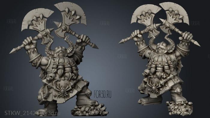 Ragda Grimforge stl model for CNC
