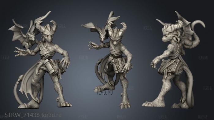 Dragon Sorceress stl model for CNC