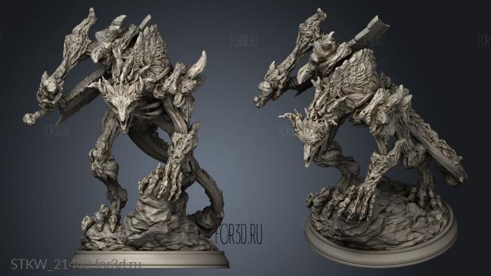 Zombie Boss stl model for CNC