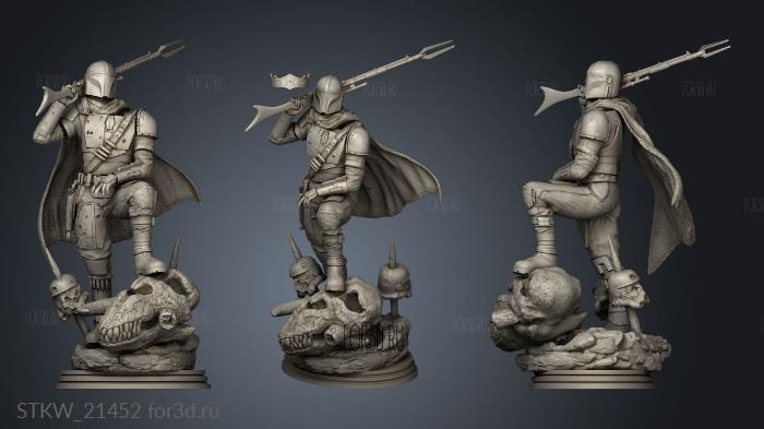 The Mandalorian Classic Din Djarin manda 3d stl модель для ЧПУ