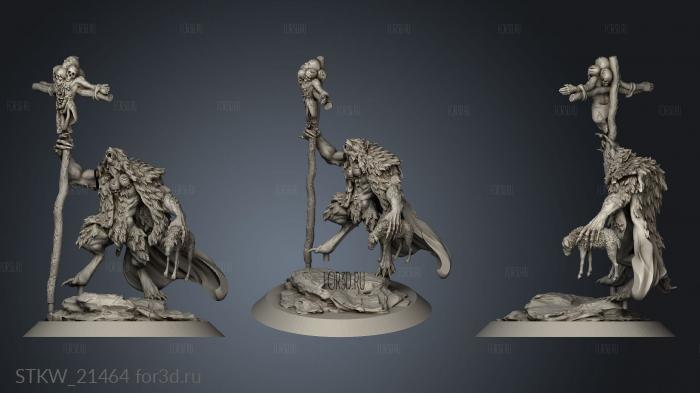 LYCANS CONJUROR stl model for CNC