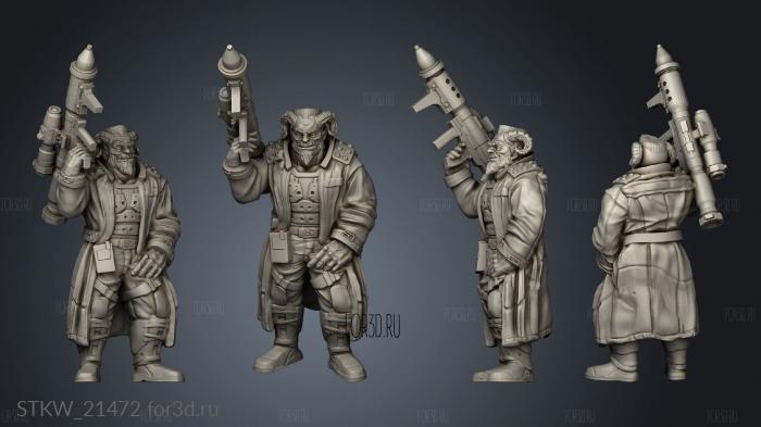 the metahumans troll street rockateur will von doom 3d stl модель для ЧПУ