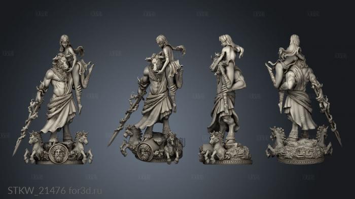 The Minotaur Europa 3d stl модель для ЧПУ