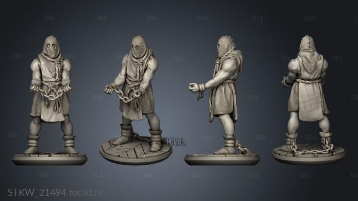 Prisoner stl model for CNC