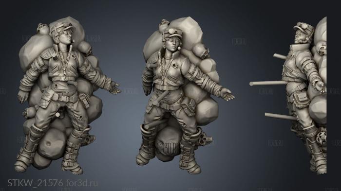 Corpse stl model for CNC