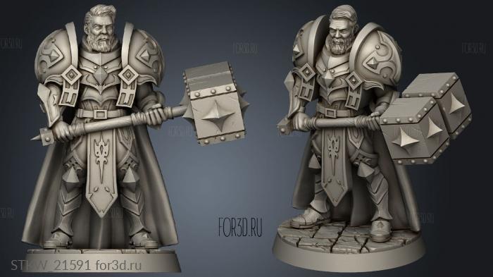 Sir Warrick 3d stl модель для ЧПУ