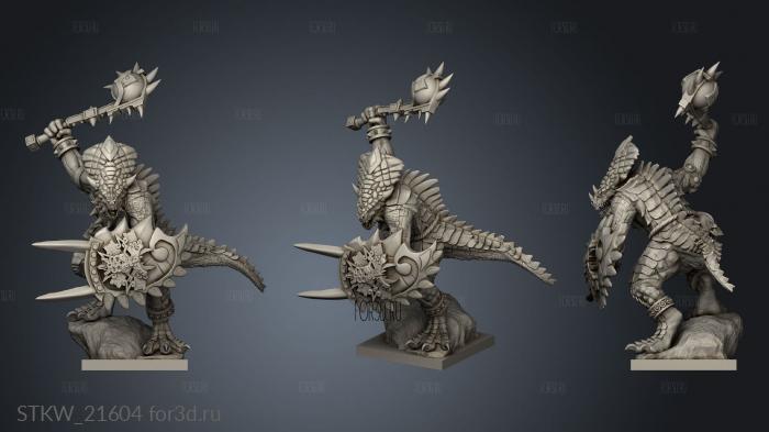 the saurian rock flat 3d stl модель для ЧПУ