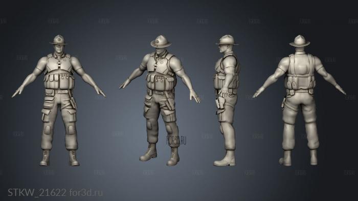 the sheriff 3d stl модель для ЧПУ