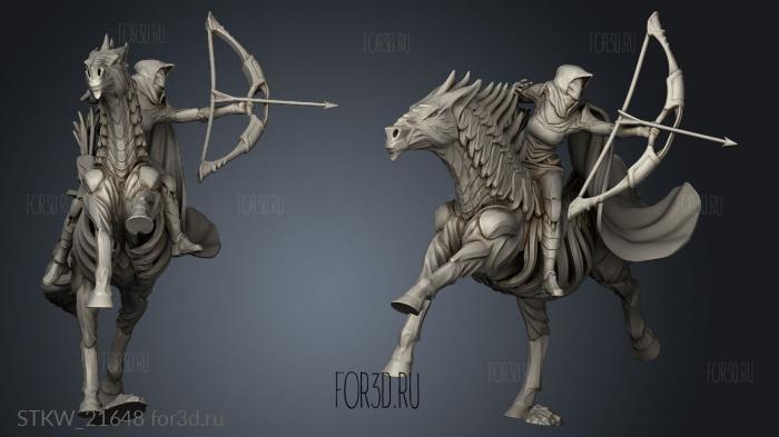 Steel Pres Iron Stallion Running Rider 3d stl модель для ЧПУ