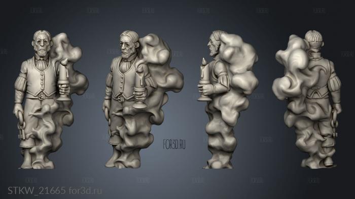 Ghost stl model for CNC