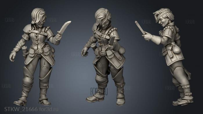 guard Female stl model for CNC