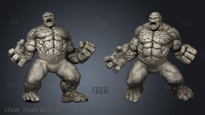 The Thing and Statue Pants 3d stl модель для ЧПУ