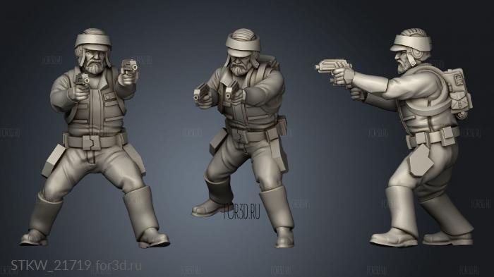 The Veteran Forest Gear pistol shooting 3d stl модель для ЧПУ