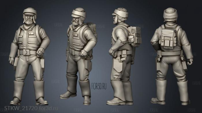 The Veteran Forest Gear standing 3d stl модель для ЧПУ