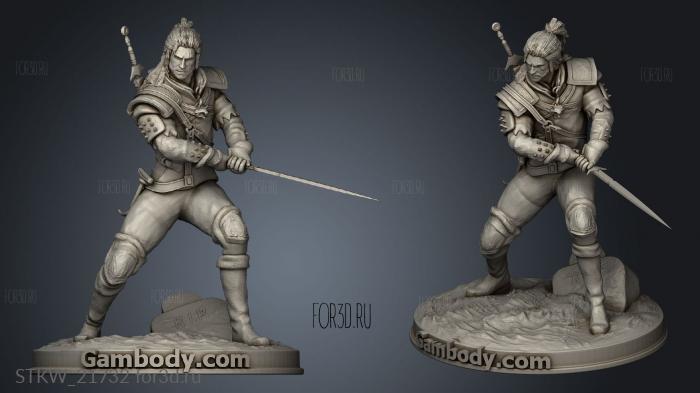 The witcher 3d stl модель для ЧПУ