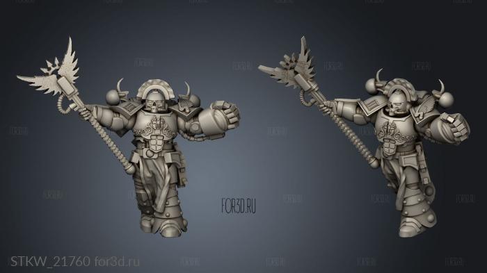 the evil one perfect sons centurion priest stl model for CNC