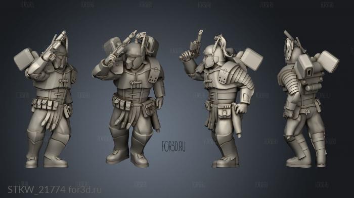 the evil one roman breacher vets nco 3d stl модель для ЧПУ