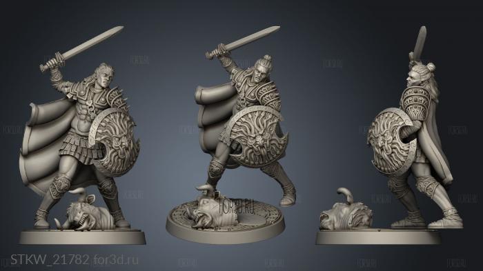 Theseus 3d stl модель для ЧПУ