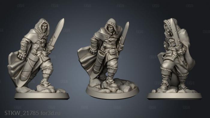 thief male 3d stl модель для ЧПУ