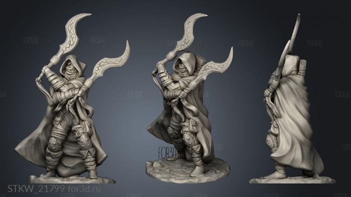 thinner shade stalker done stl model for CNC