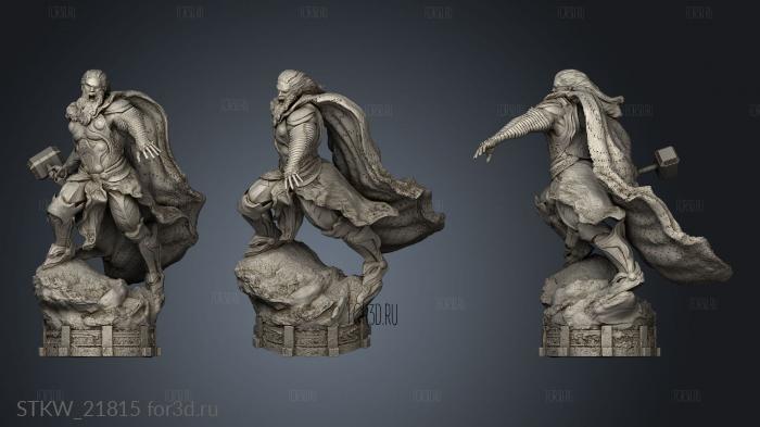 Thor split keyed Base 3d stl модель для ЧПУ