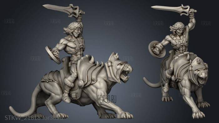 Darr on War Tiger stl model for CNC