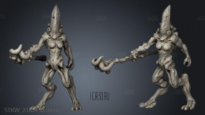 Through Demonic Warden 3d stl модель для ЧПУ