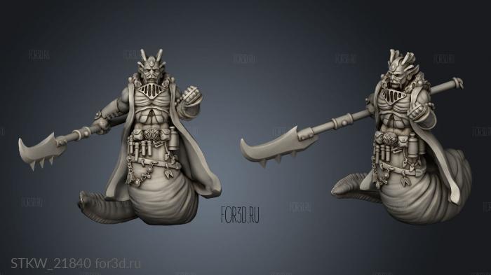 Through Merfolk Dd character 3d stl модель для ЧПУ