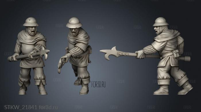 Through NPC Guards Guard 3d stl модель для ЧПУ