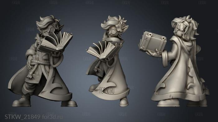 Apprentice Wizard stl model for CNC