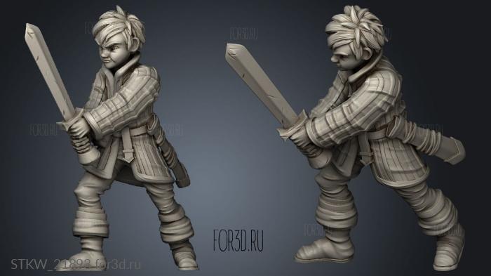 Young Squire 3d stl модель для ЧПУ