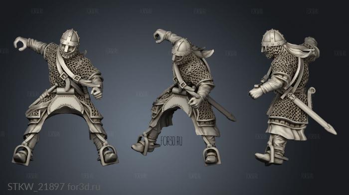 Spanish knights stl model for CNC