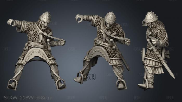 Spanish knights stl model for CNC