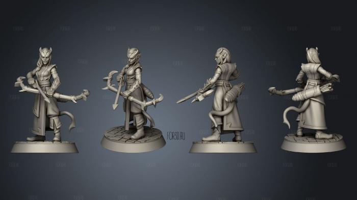 Adventurers Lady Xarcis Base stl model for CNC