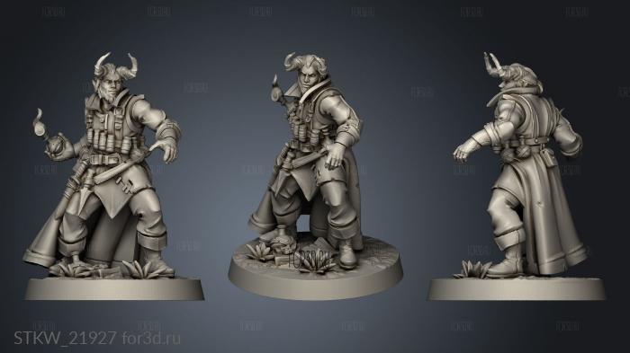 Tiefling Artificer Tieflings Characters 3d stl модель для ЧПУ