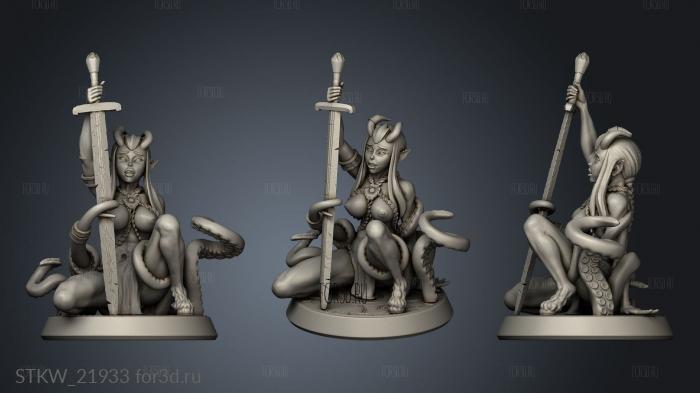 Tiefling Summoning stl model for CNC