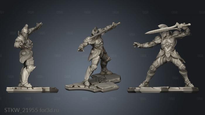 Tiger Skull Thrall Assassin stl model for CNC