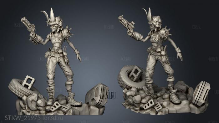 Tina SFW NSFW Psycho Base stl model for CNC