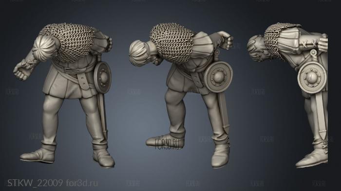 Dead Soldier stl model for CNC