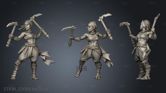 Titans Monk stl model for CNC