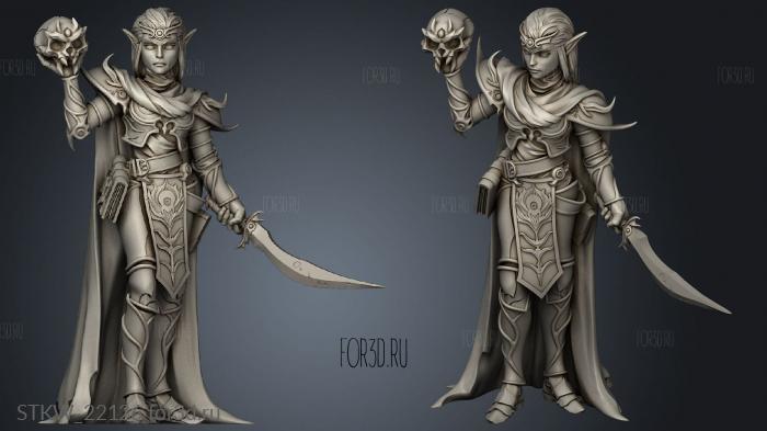 Titans Elf Necro 3d stl модель для ЧПУ