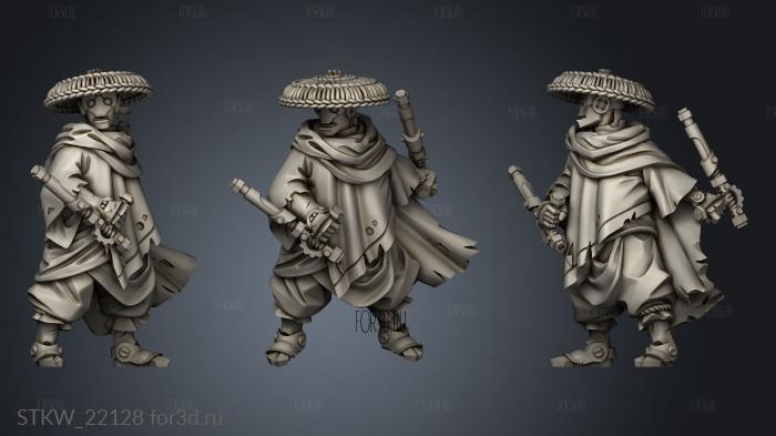 Titans Monk stl model for CNC