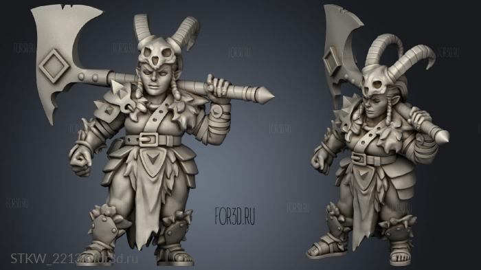 Titans Arakkoa Monk 3d stl модель для ЧПУ