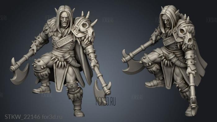 TITANS Elf Barb 3d stl модель для ЧПУ