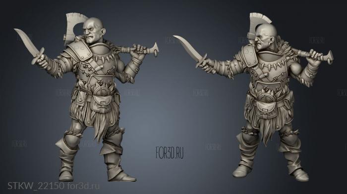 TITANS Goliath Male Fighter 3d stl модель для ЧПУ